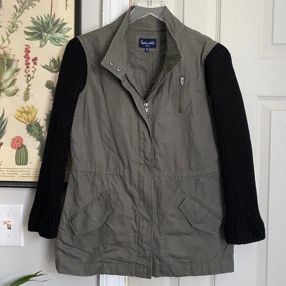 [Splendid] Cotton Twill Anorak in‎ Fatigue - Picture 1 of 10